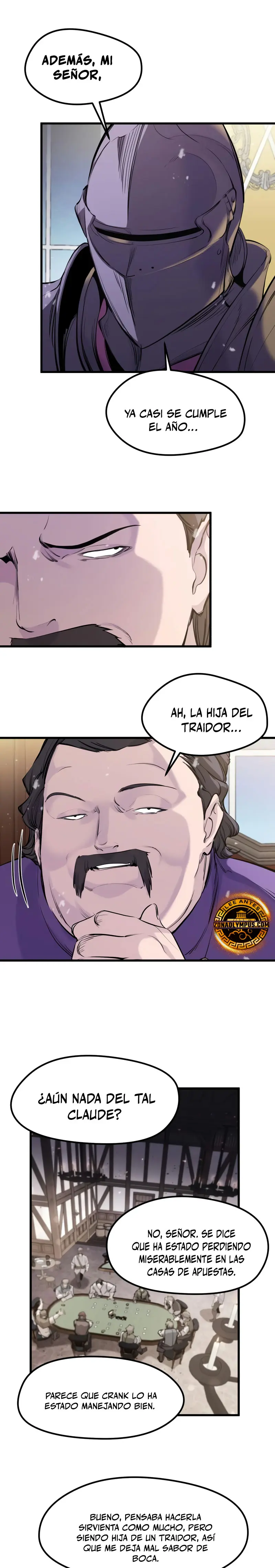 Las conspiraciones del mercenario regresado capítulo 47, página 22
