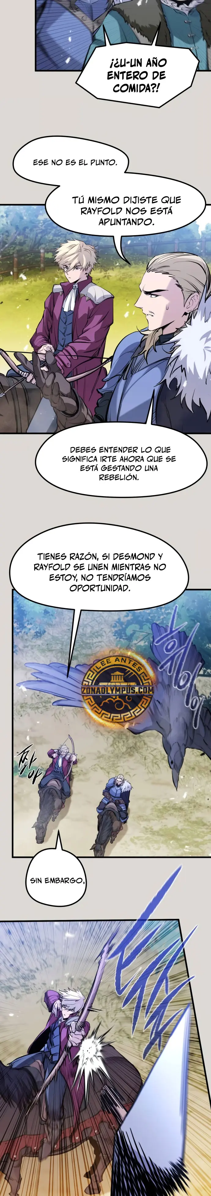 Las conspiraciones del mercenario regresado capítulo 50, página 9