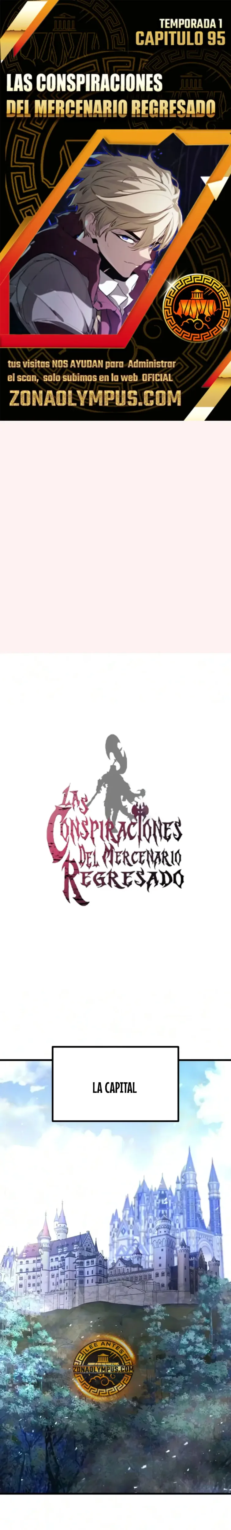 Las conspiraciones del mercenario regresado capítulo 95, página 1
