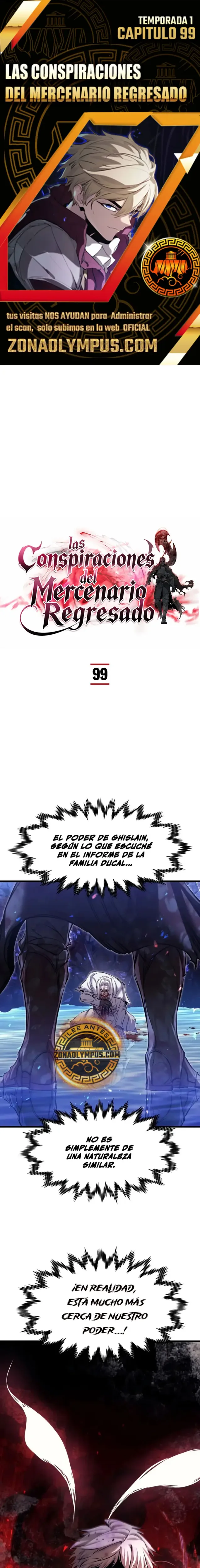 Las conspiraciones del mercenario regresado capítulo 99, página 1
