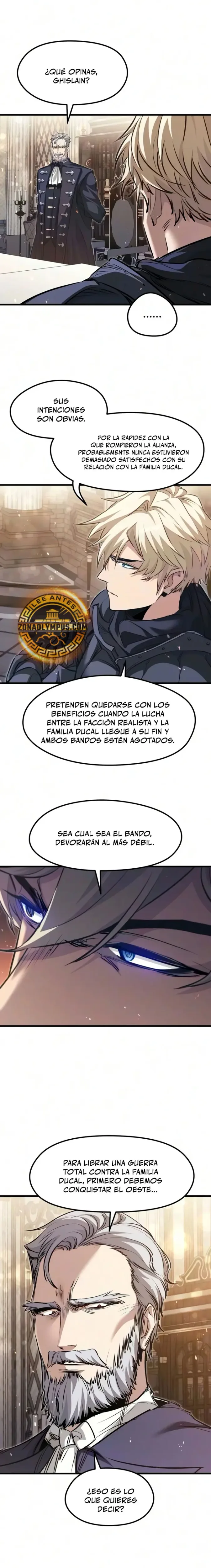 Las conspiraciones del mercenario regresado capítulo 101, página 19