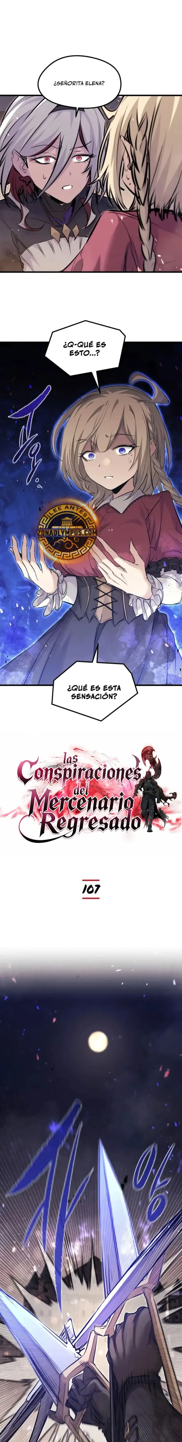 Las conspiraciones del mercenario regresado capítulo 107, página 4