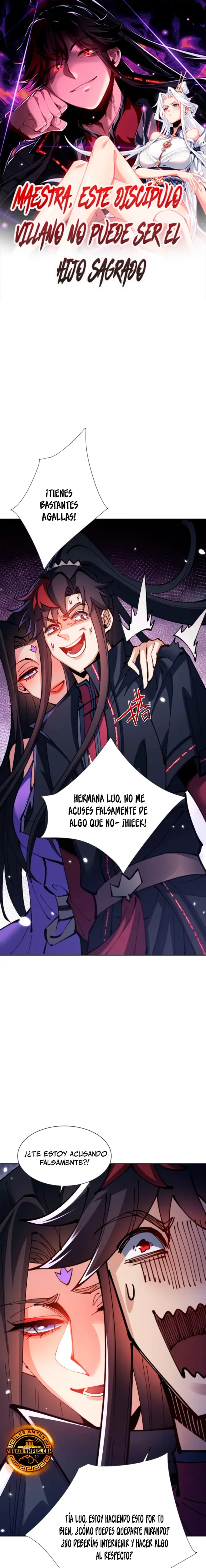 Maestra, este Discípulo Villano no puede ser el Hijo Sagrado capítulo 107, página 3