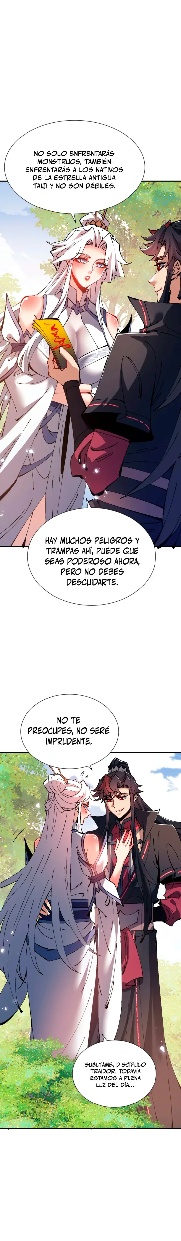 Maestra, este Discípulo Villano no puede ser el Hijo Sagrado capítulo 115, página 14