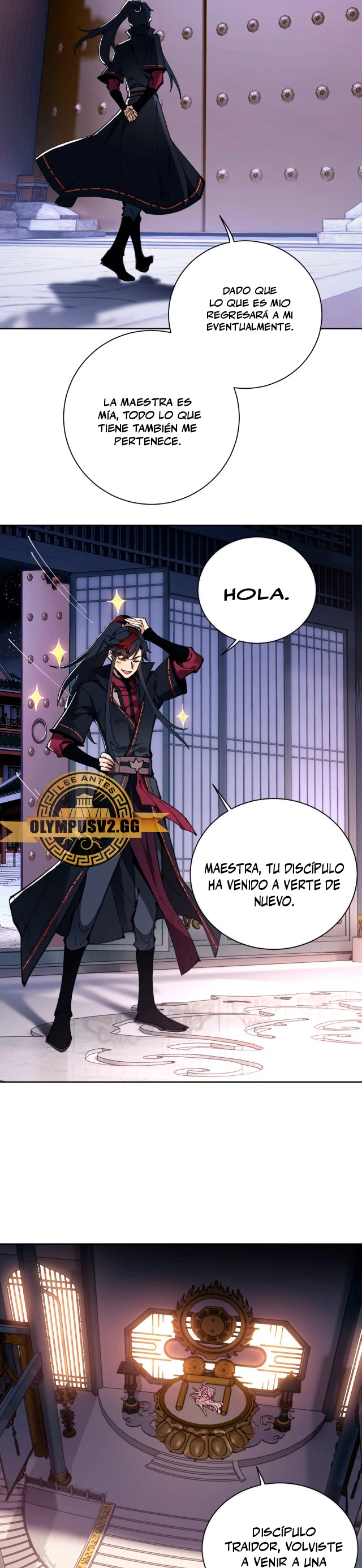 Maestra, este Discípulo Villano no puede ser el Hijo Sagrado capítulo 3, página 8