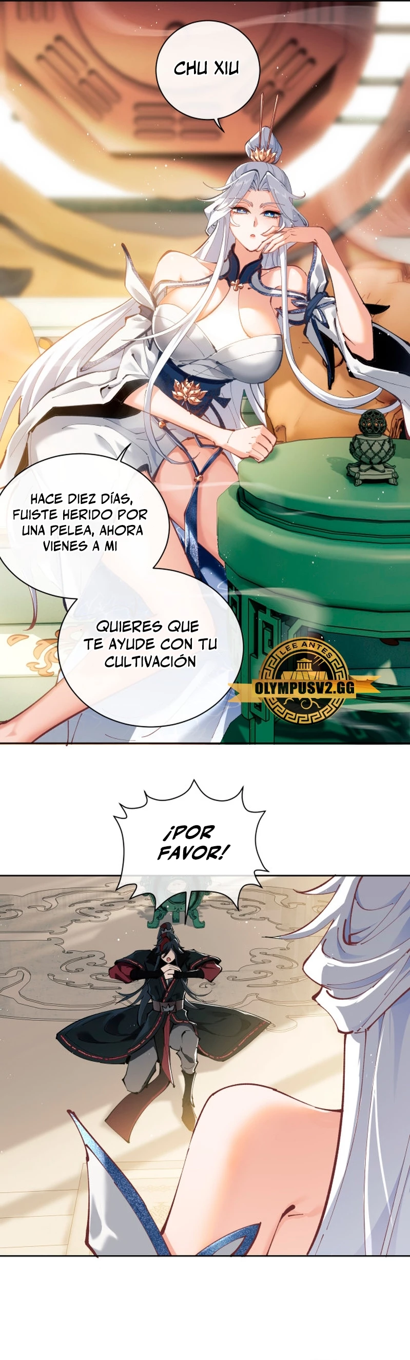 Maestra, este Discípulo Villano no puede ser el Hijo Sagrado capítulo 1, página 44