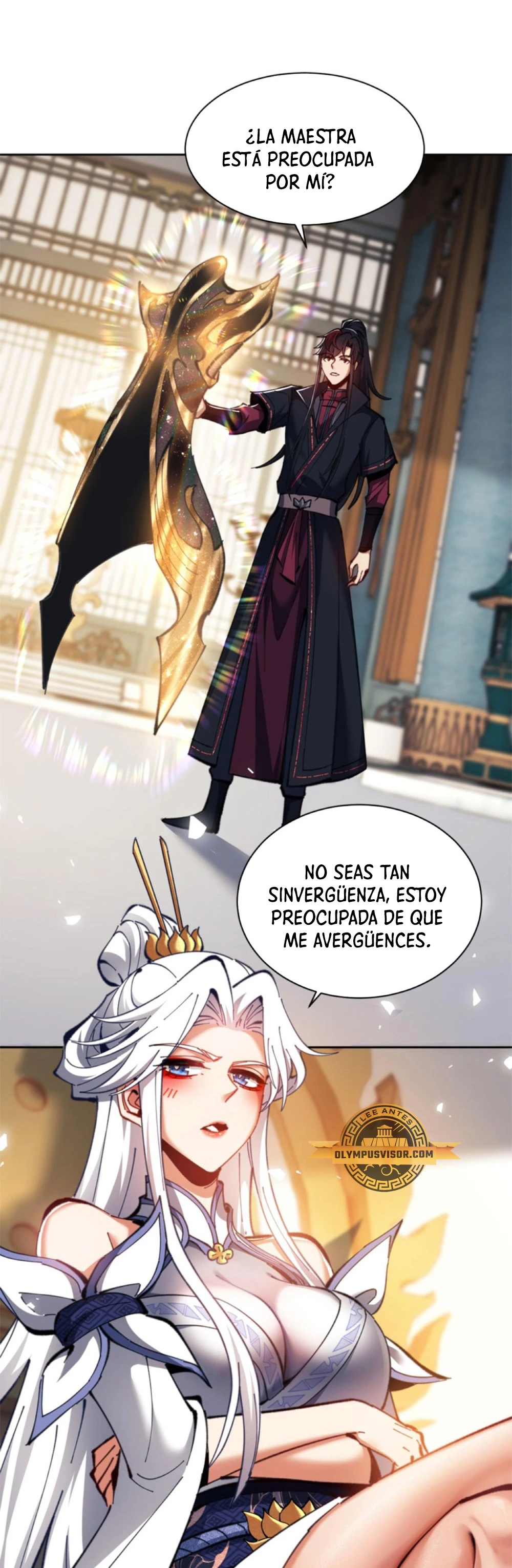 Maestra, este Discípulo Villano no puede ser el Hijo Sagrado capítulo 24, página 46
