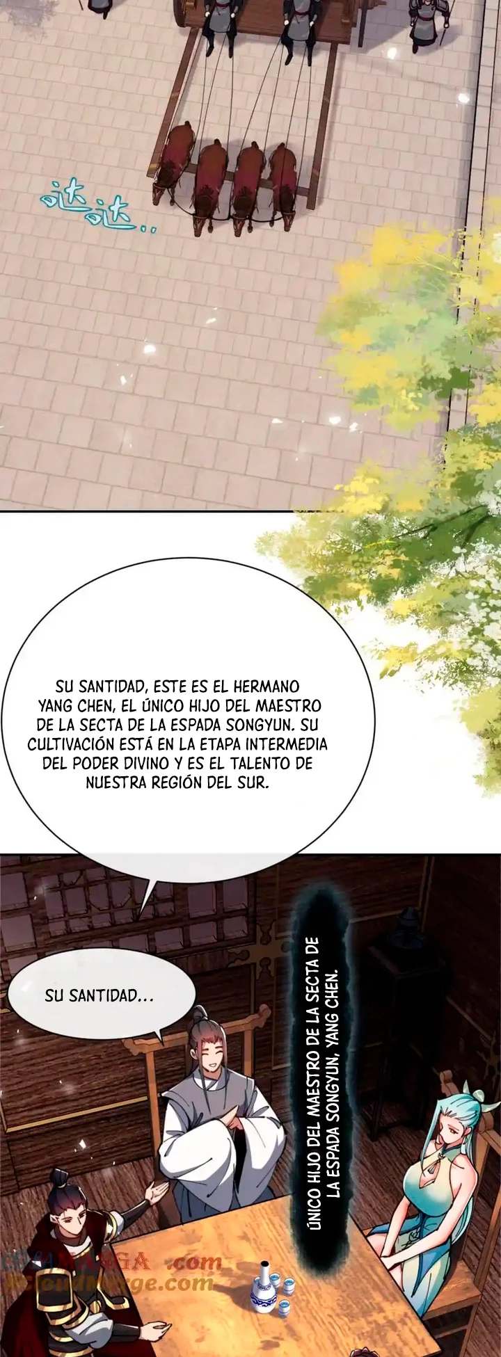 Maestra, este Discípulo Villano no puede ser el Hijo Sagrado capítulo 36, página 3