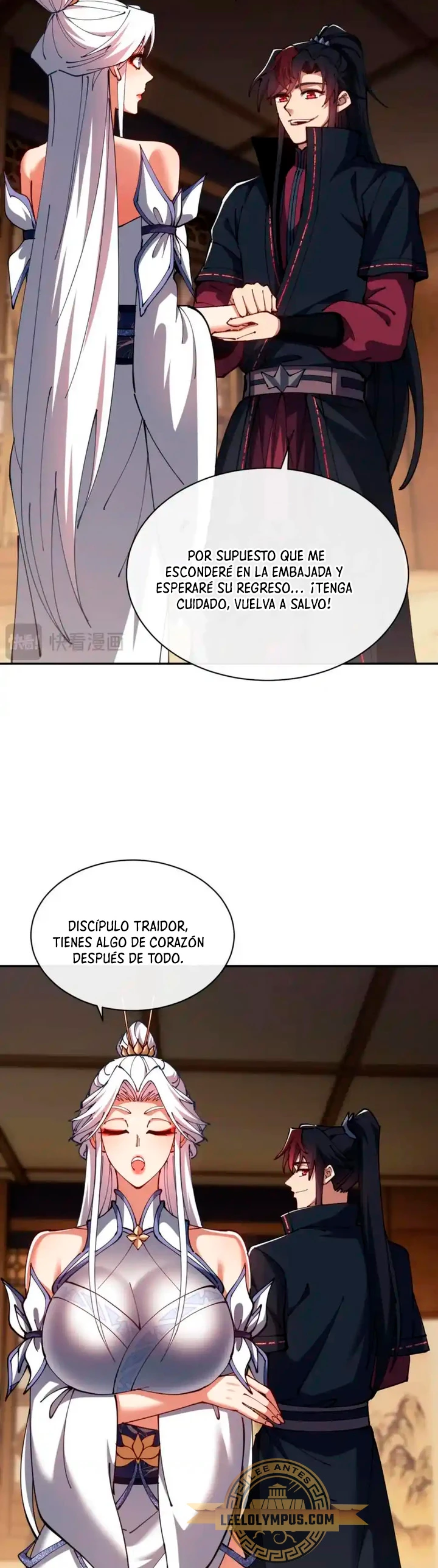 Maestra, este Discípulo Villano no puede ser el Hijo Sagrado capítulo 40, página 9
