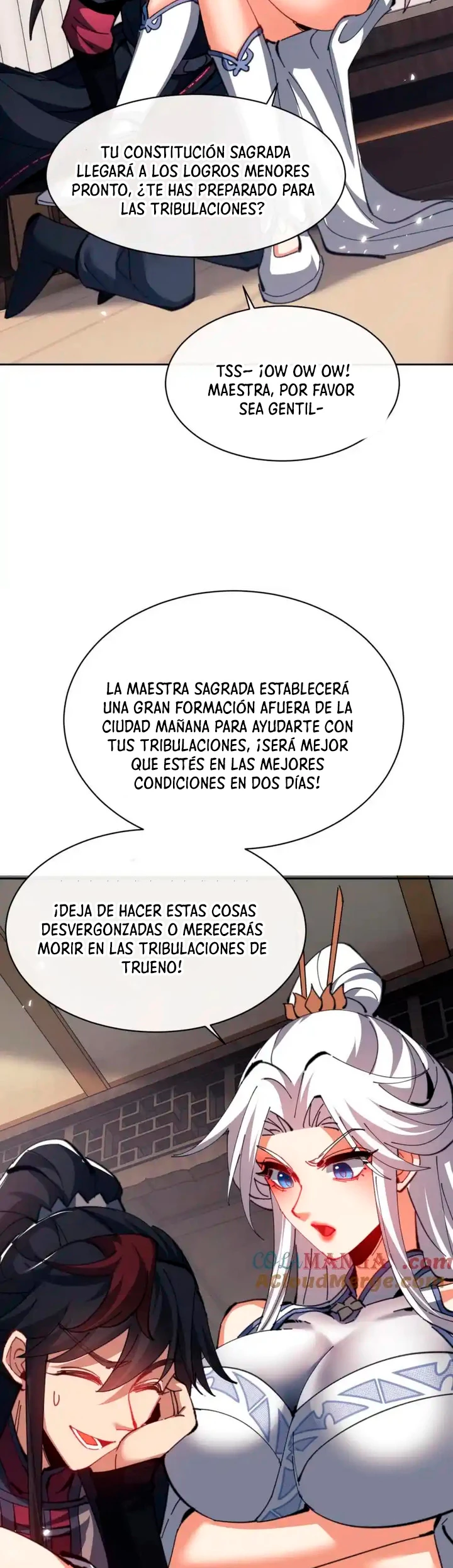 Maestra, este Discípulo Villano no puede ser el Hijo Sagrado capítulo 47, página 11