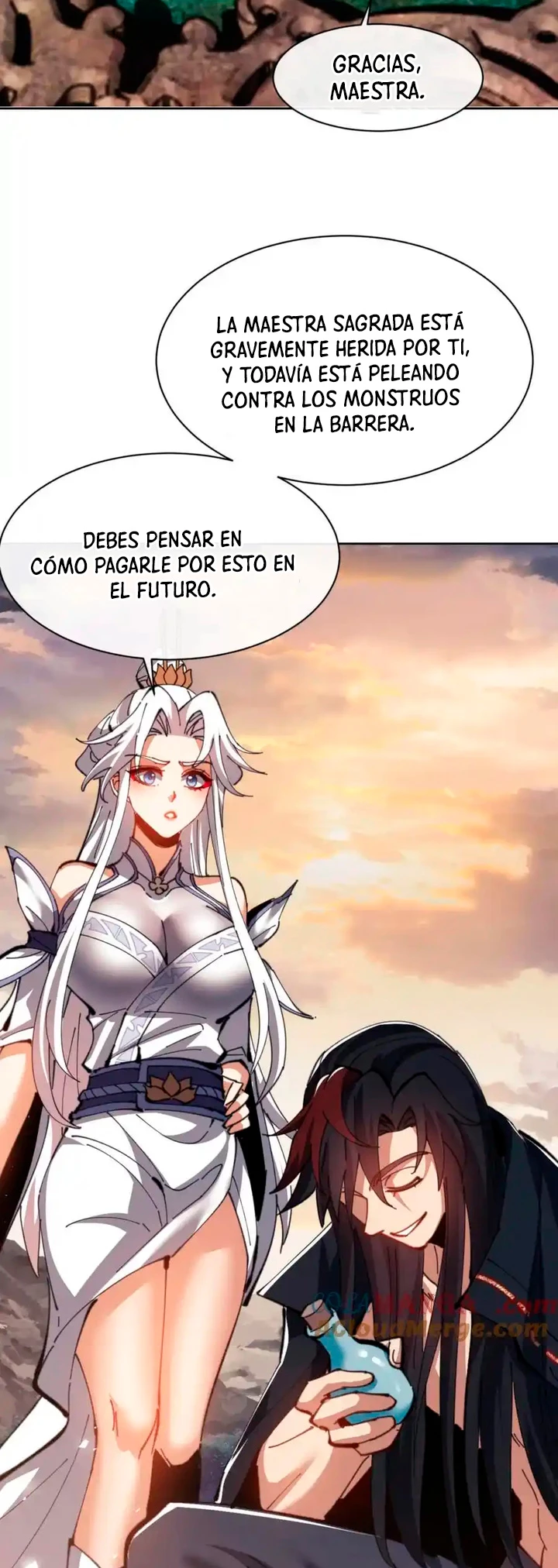 Maestra, este Discípulo Villano no puede ser el Hijo Sagrado capítulo 48, página 44