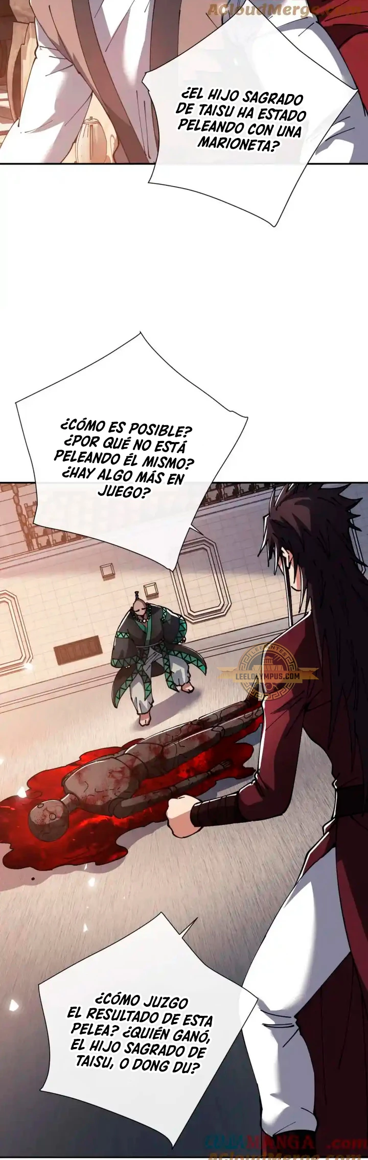 Maestra, este Discípulo Villano no puede ser el Hijo Sagrado capítulo 52, página 34