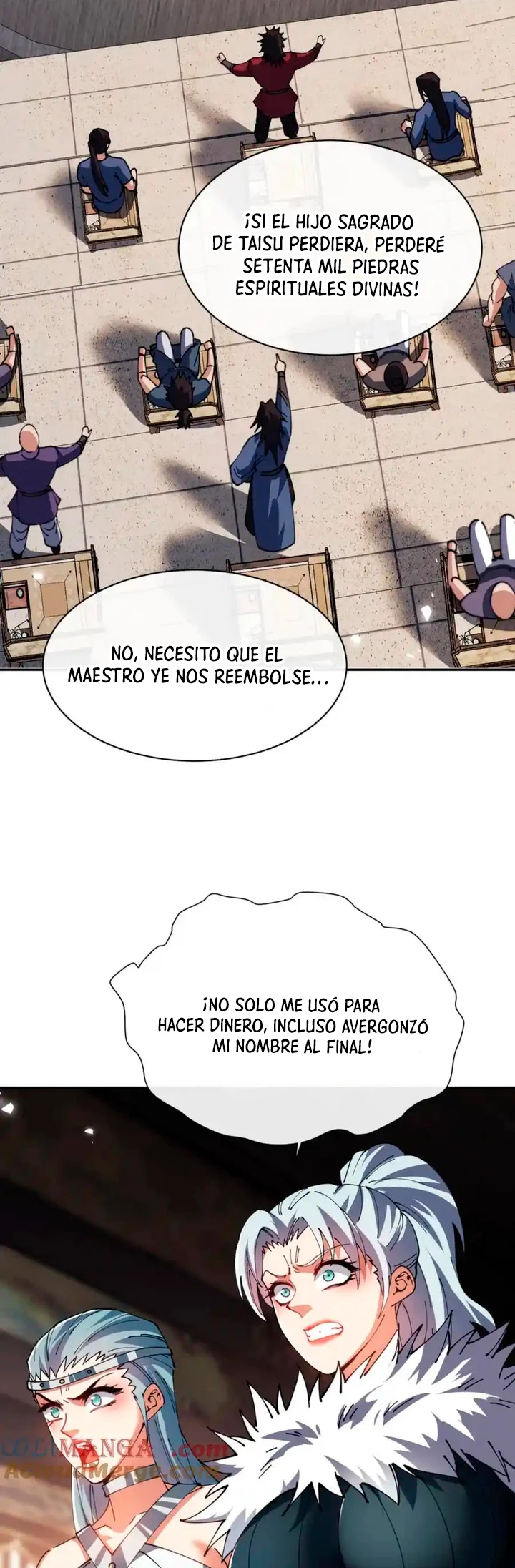 Maestra, este Discípulo Villano no puede ser el Hijo Sagrado capítulo 52, página 45