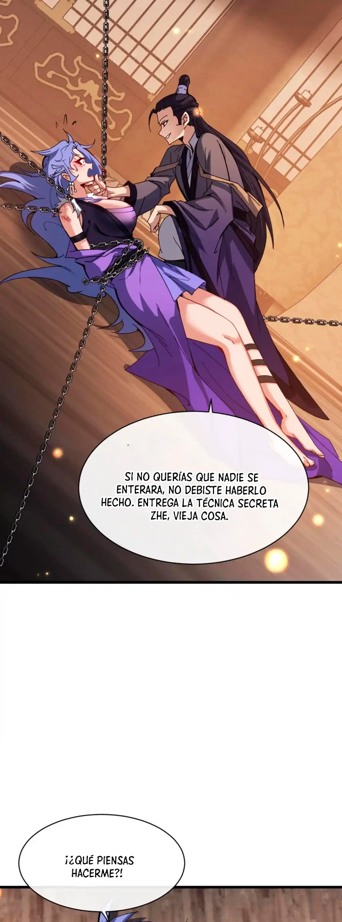 Maestra, este Discípulo Villano no puede ser el Hijo Sagrado capítulo 55, página 21