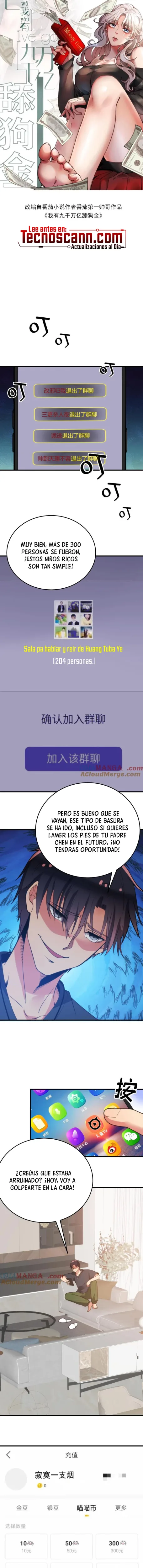 Me cansé de ser un lame-culos y Ahora Tengo 90 mil millones de monedas de oro capítulo 203, página 2