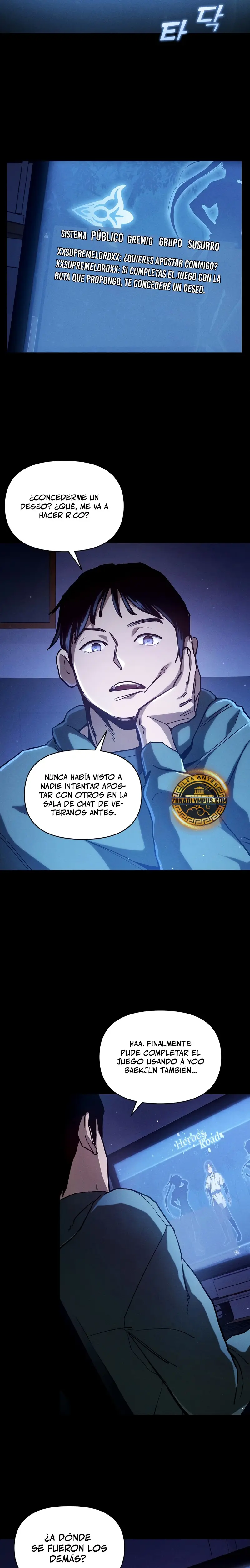 Me convertí en el sucesor del dios marcial capítulo 1, página 8
