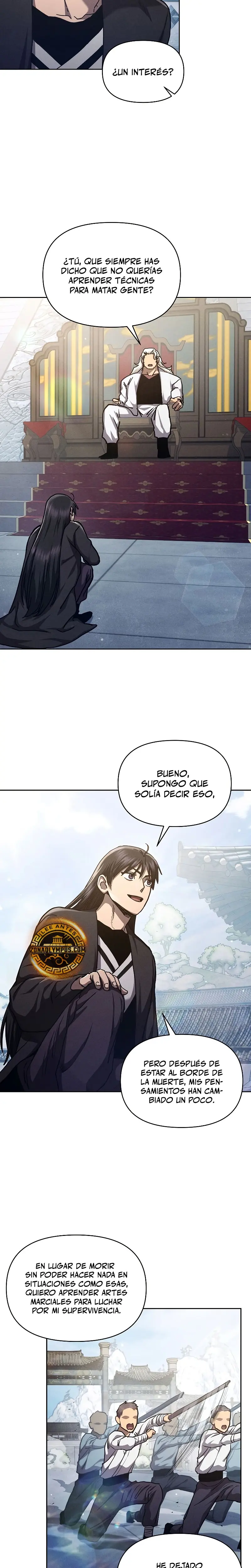 Me convertí en el sucesor del dios marcial capítulo 9, página 14