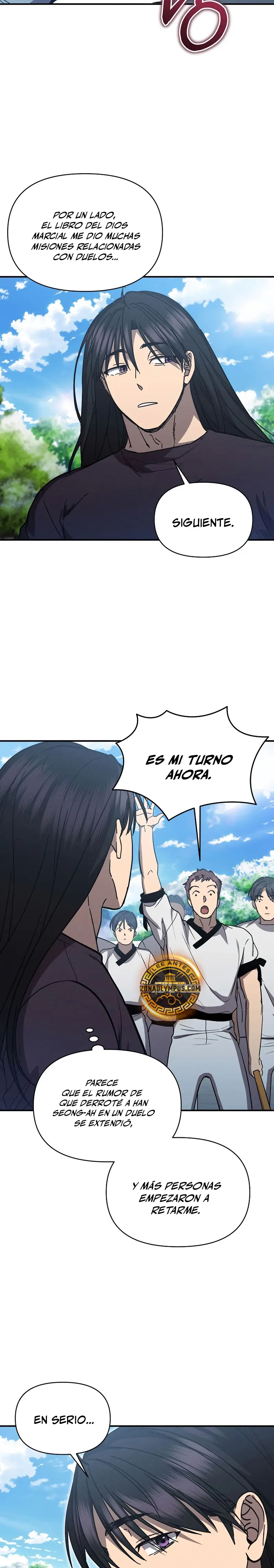 Me convertí en el sucesor del dios marcial capítulo 38, página 16