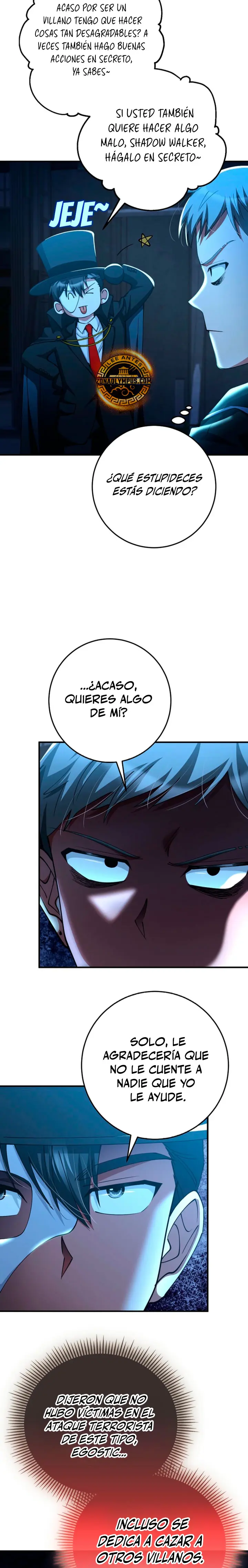 Me convertí en el villano con el que la heroína está obsesionada capítulo 55, página 21