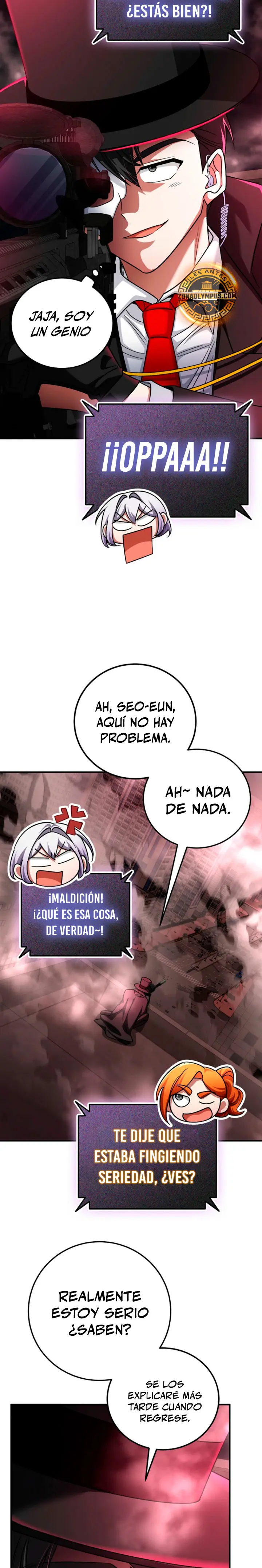 Me convertí en el villano con el que la heroína está obsesionada capítulo 57, página 17