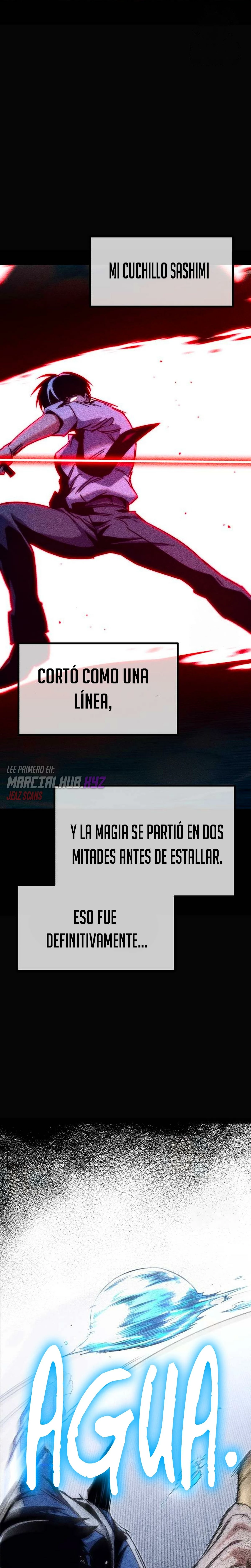 Me hice cargo de la Academia con un solo cuchillo de sashimi capítulo 21, página 35