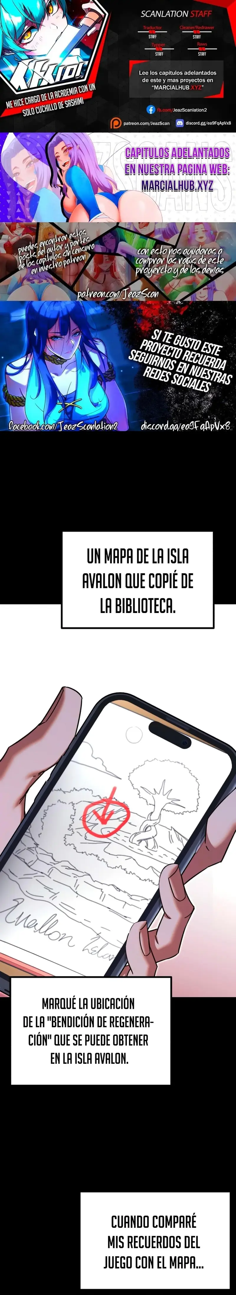 Me hice cargo de la Academia con un solo cuchillo de sashimi capítulo 42, página 1