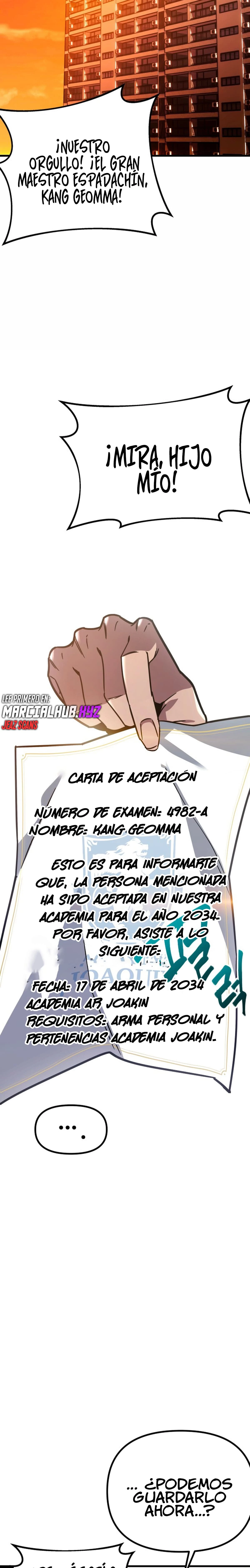 Me hice cargo de la Academia con un solo cuchillo de sashimi capítulo 1, página 14