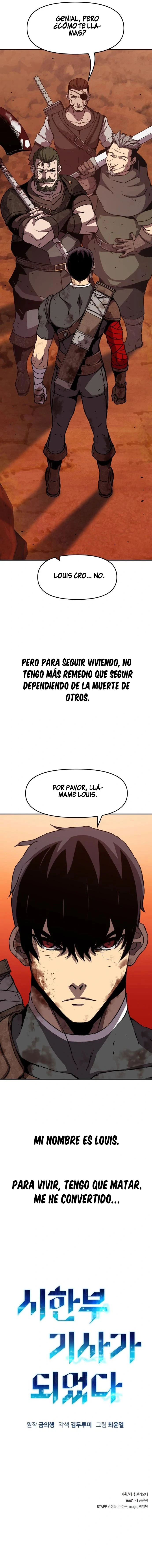 Me convertí en un caballero con limite de tiempo capítulo 0, página 14