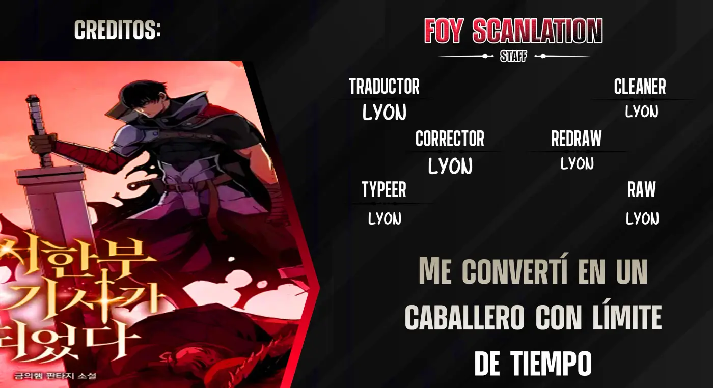 Me convertí en un caballero con limite de tiempo capítulo 1, página 1
