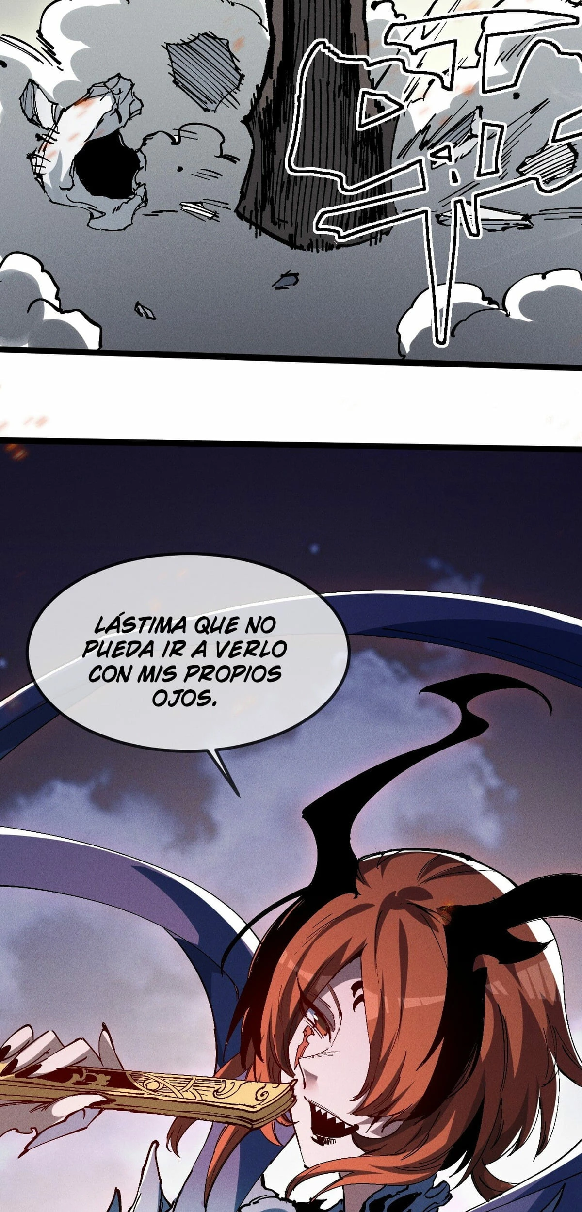 ¡¿Mi discípula se convirtió en la gran emperatriz demonio?! capítulo 33, página 22
