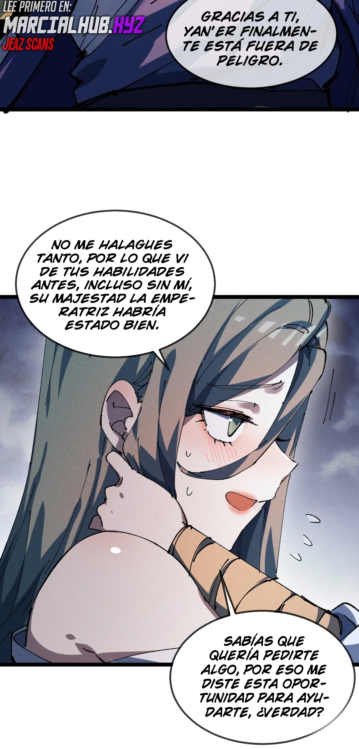 ¡¿Mi discípula se convirtió en la gran emperatriz demonio?! capítulo 34, página 45