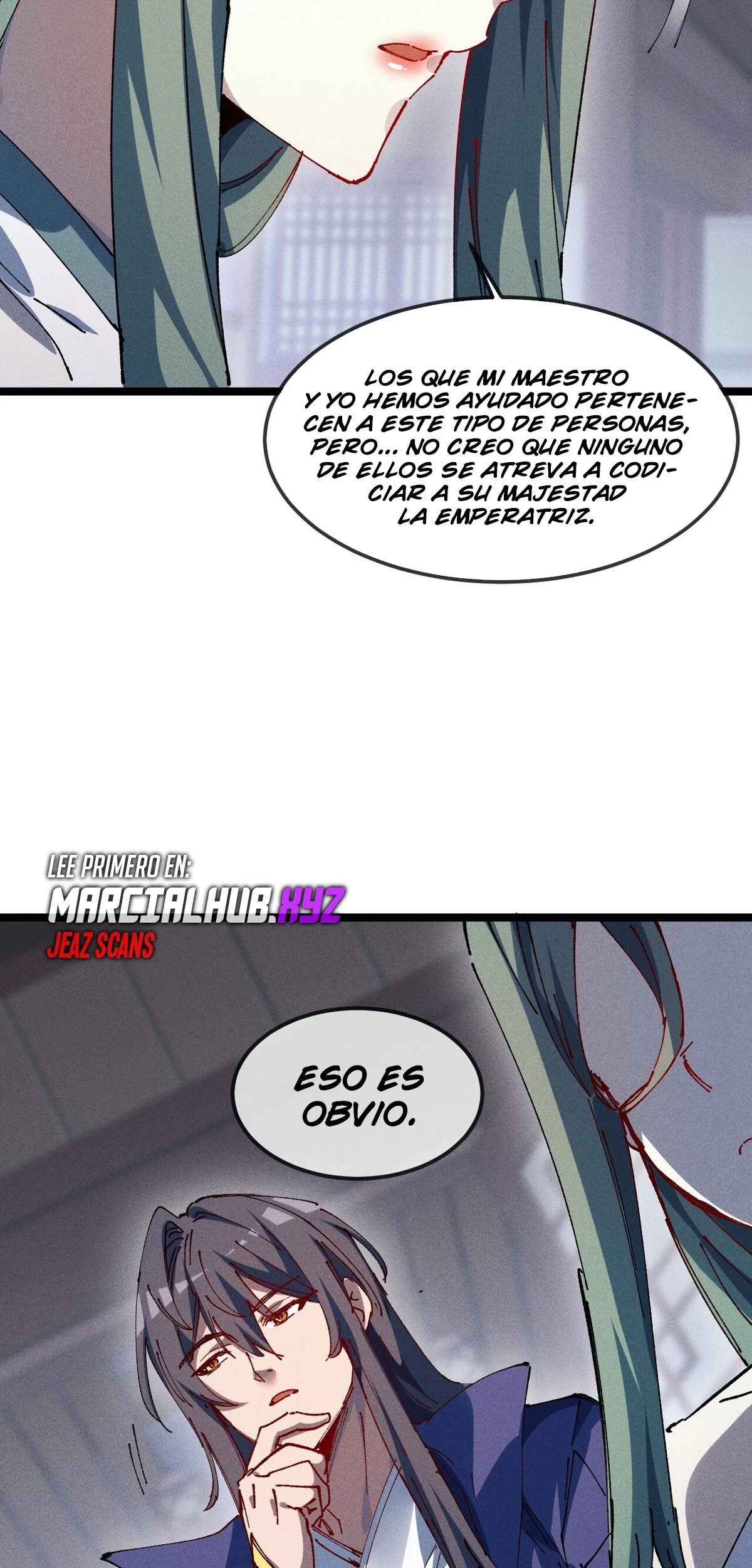 ¡¿Mi discípula se convirtió en la gran emperatriz demonio?! capítulo 34, página 50