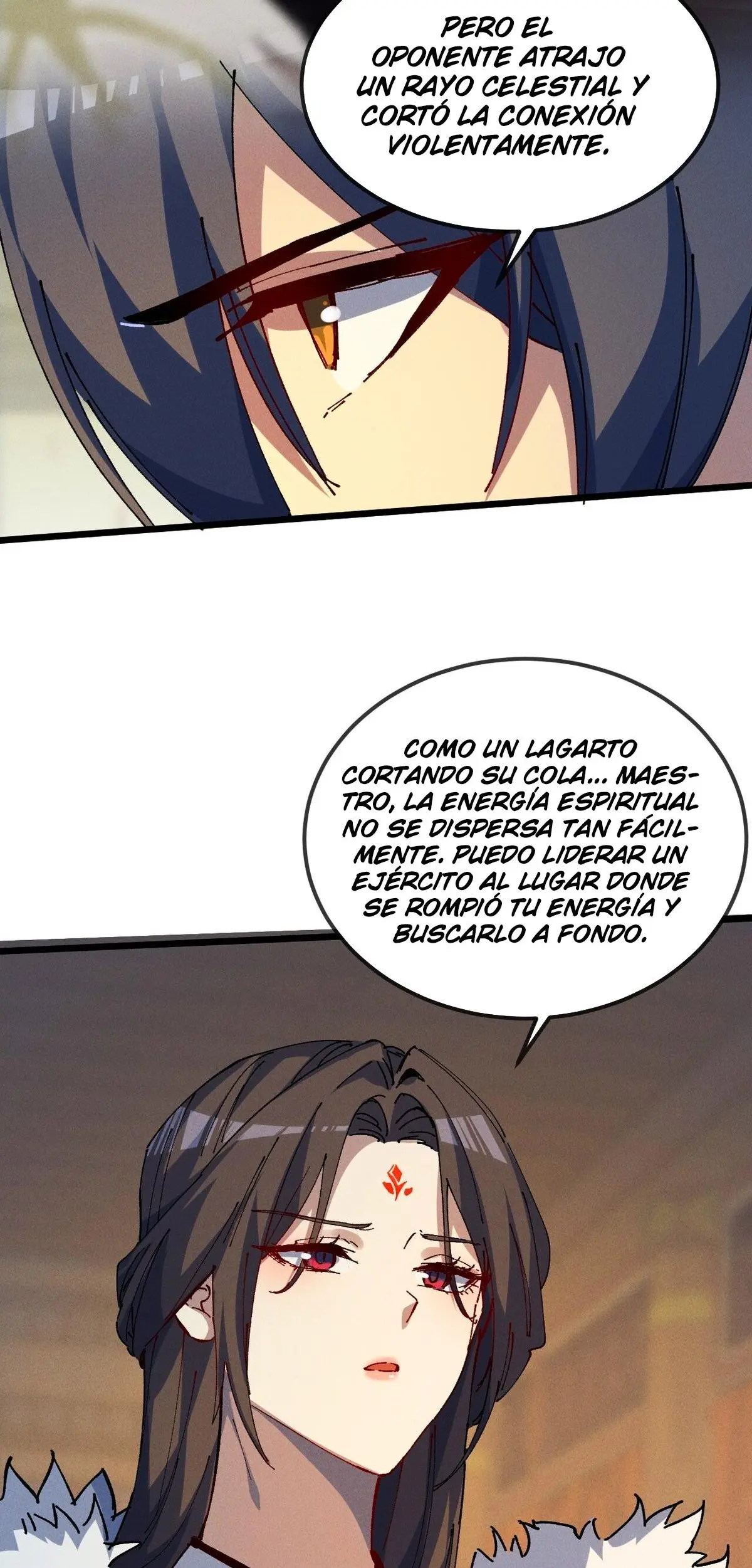 ¡¿Mi discípula se convirtió en la gran emperatriz demonio?! capítulo 37, página 47