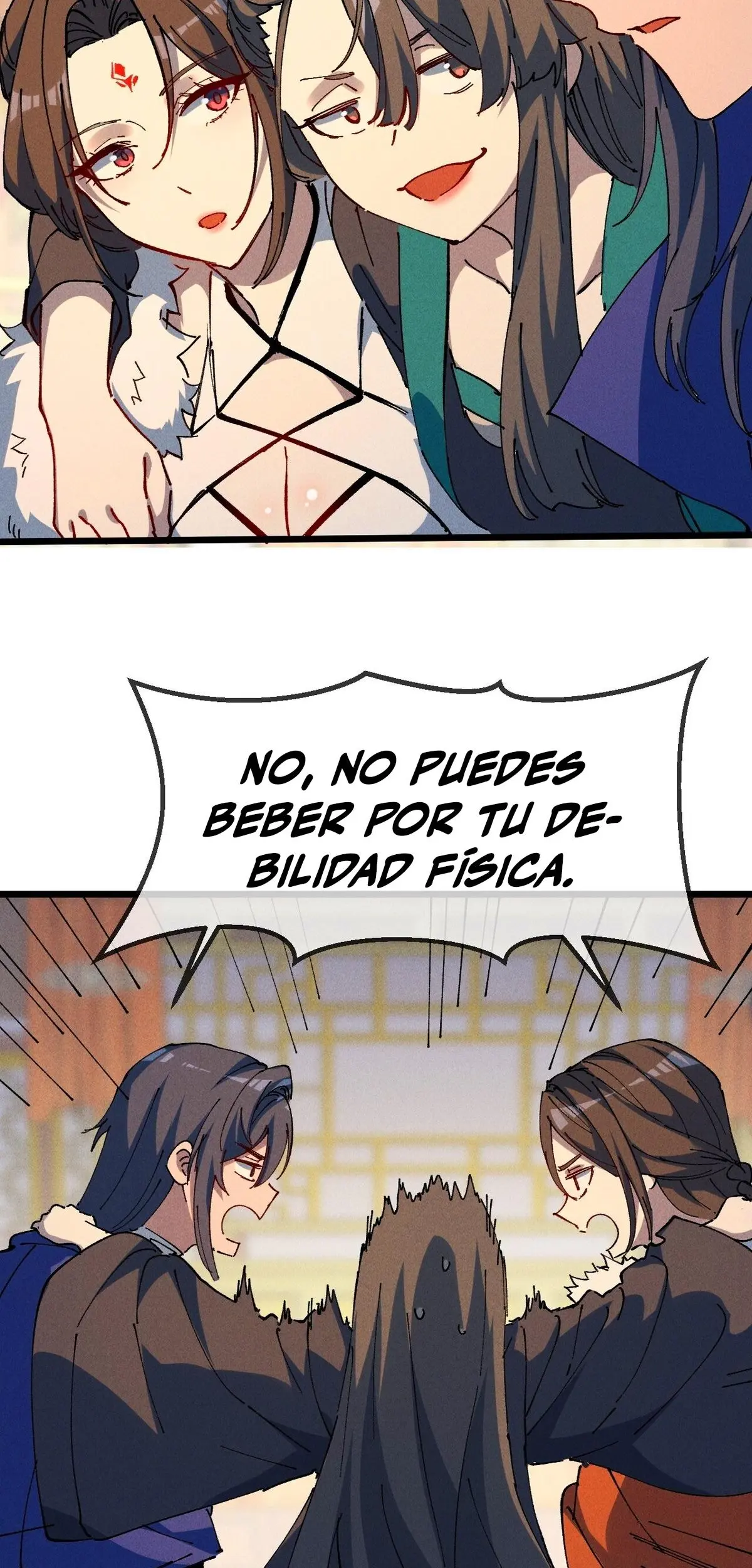 ¡¿Mi discípula se convirtió en la gran emperatriz demonio?! capítulo 37, página 55