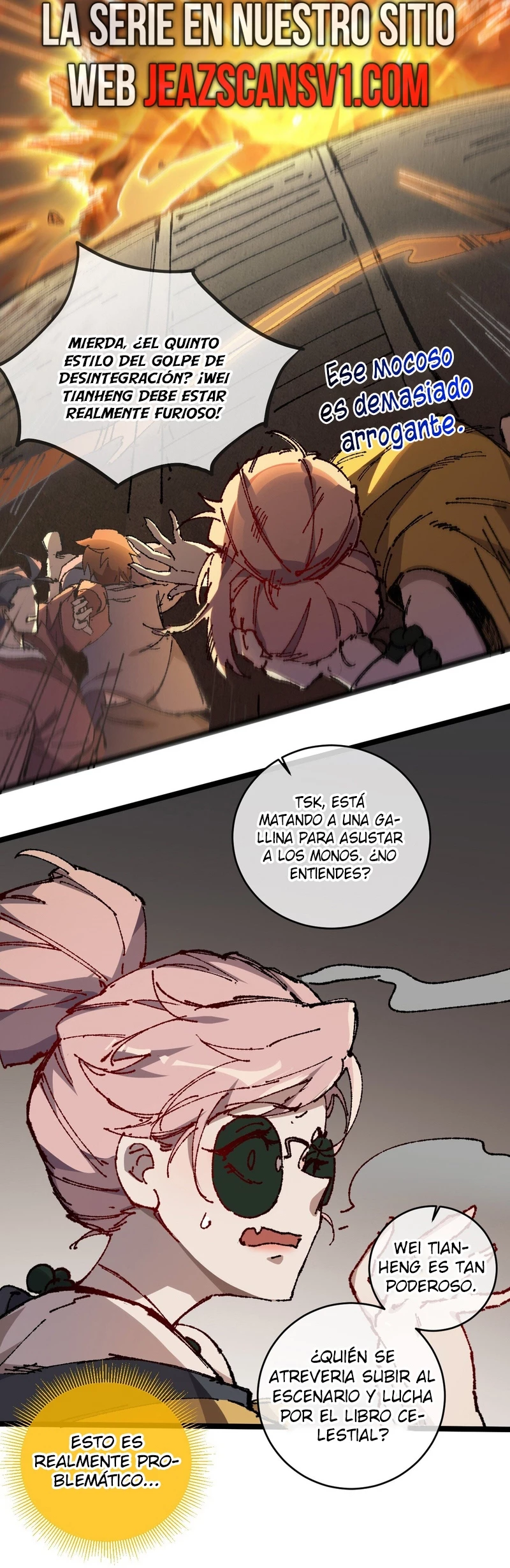 ¡¿Mi discípula se convirtió en la gran emperatriz demonio?! capítulo 5, página 5