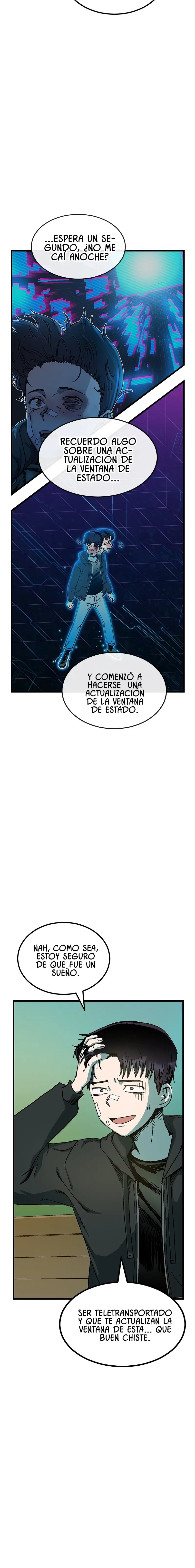 Mi ventana de estado se puso en huelga. capítulo 1, página 3