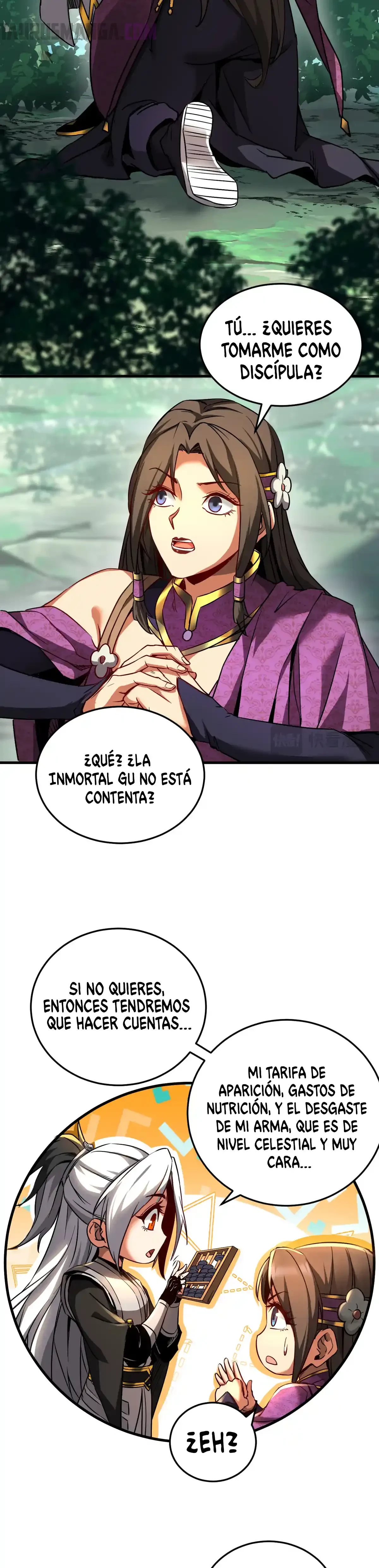 Mientras mis discípulas se matan, yo me relajo! capítulo 113, página 7
