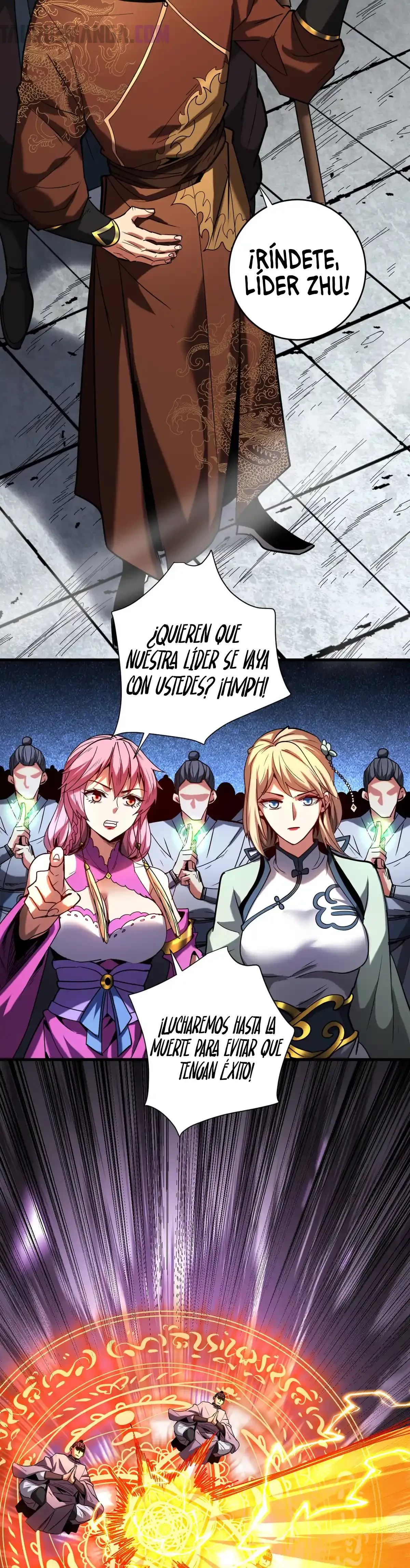 Mientras mis discípulas se matan, yo me relajo! capítulo 118, página 18