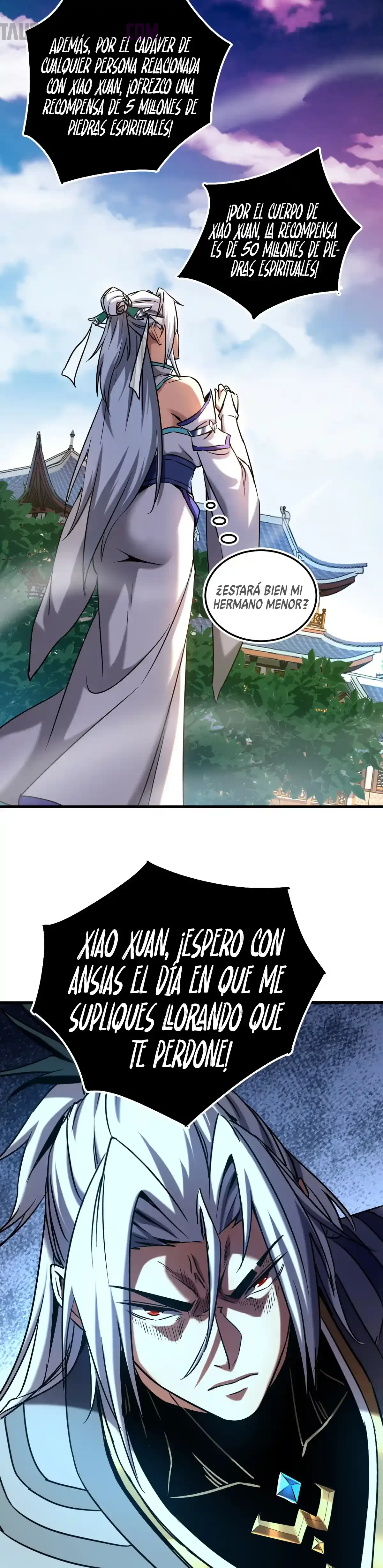Mientras mis discípulas se matan, yo me relajo! capítulo 123, página 12