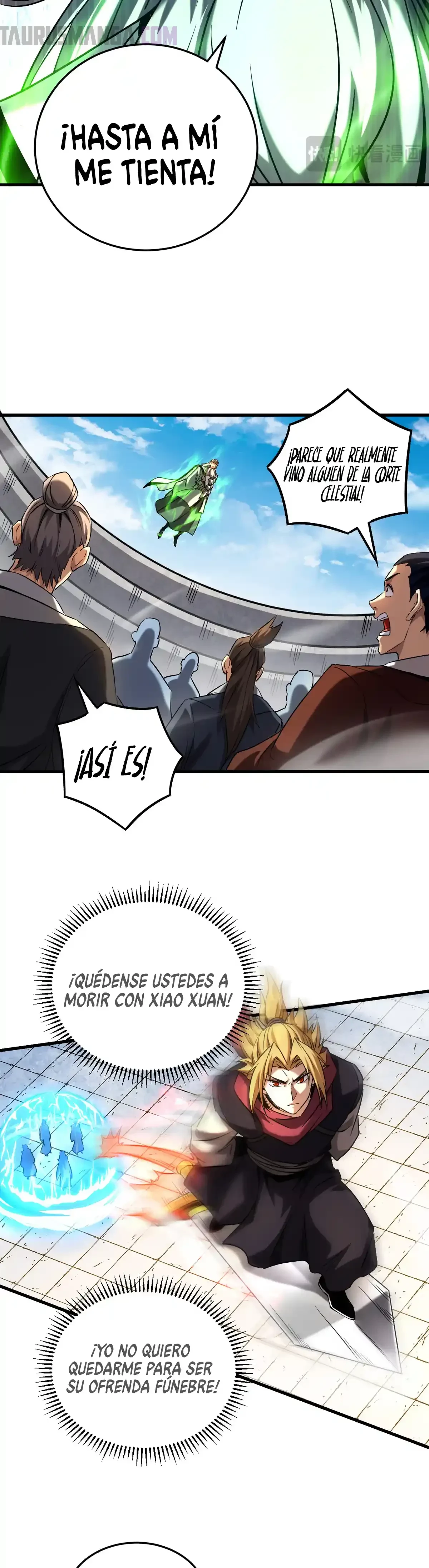 Mientras mis discípulas se matan, yo me relajo! capítulo 123, página 17