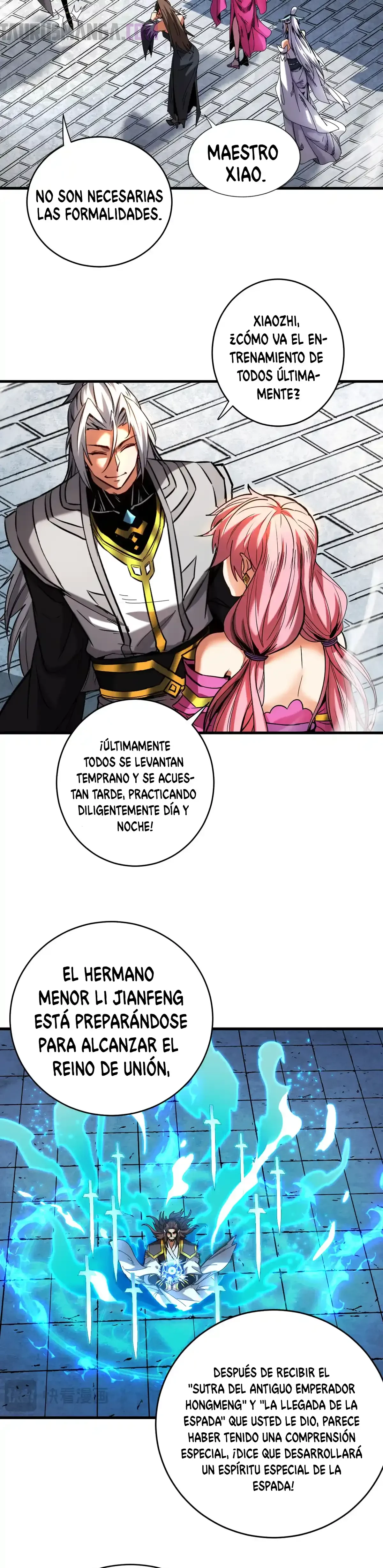 Mientras mis discípulas se matan, yo me relajo! capítulo 125, página 5