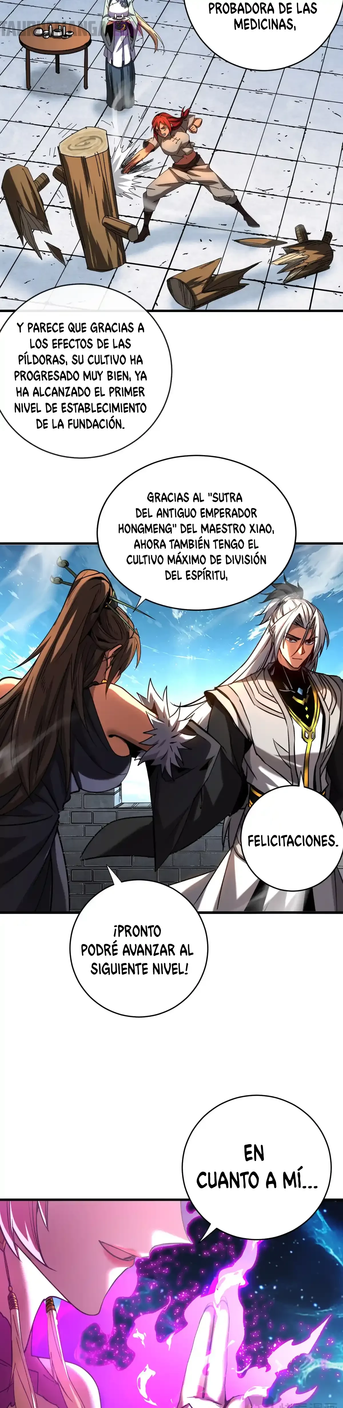 Mientras mis discípulas se matan, yo me relajo! capítulo 125, página 8