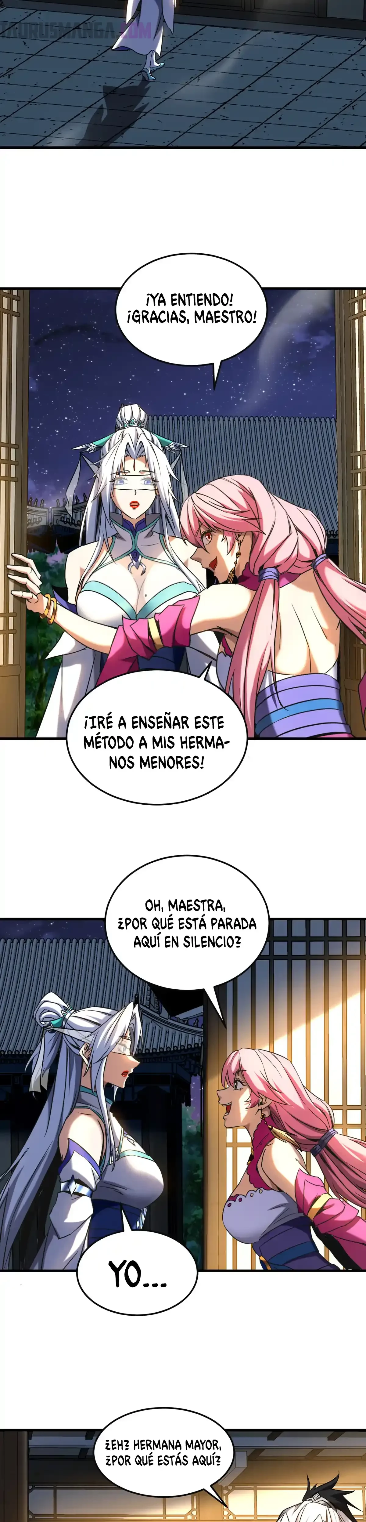 Mientras mis discípulas se matan, yo me relajo! capítulo 126, página 12