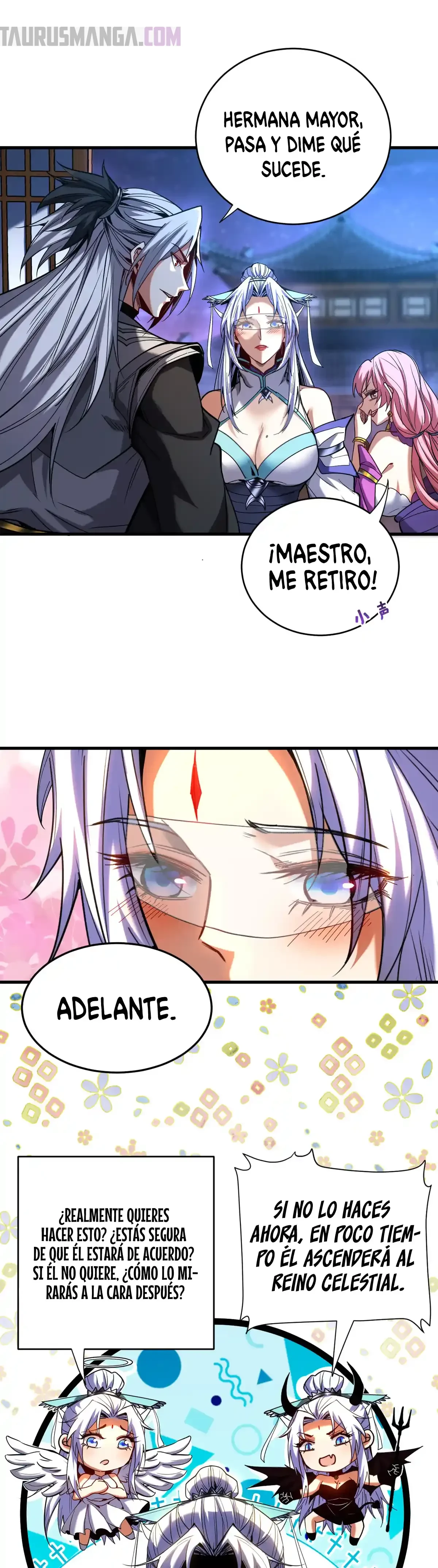 Mientras mis discípulas se matan, yo me relajo! capítulo 126, página 14