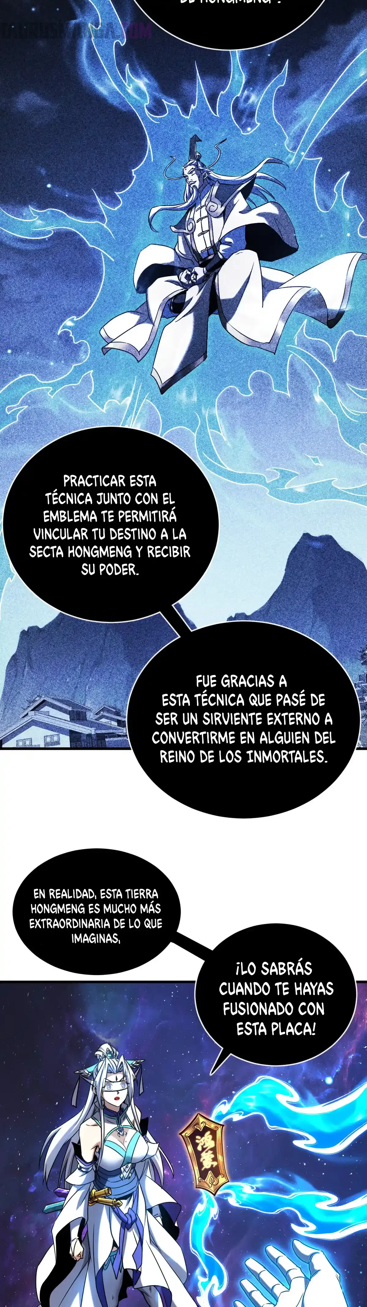 Mientras mis discípulas se matan, yo me relajo! capítulo 127, página 18
