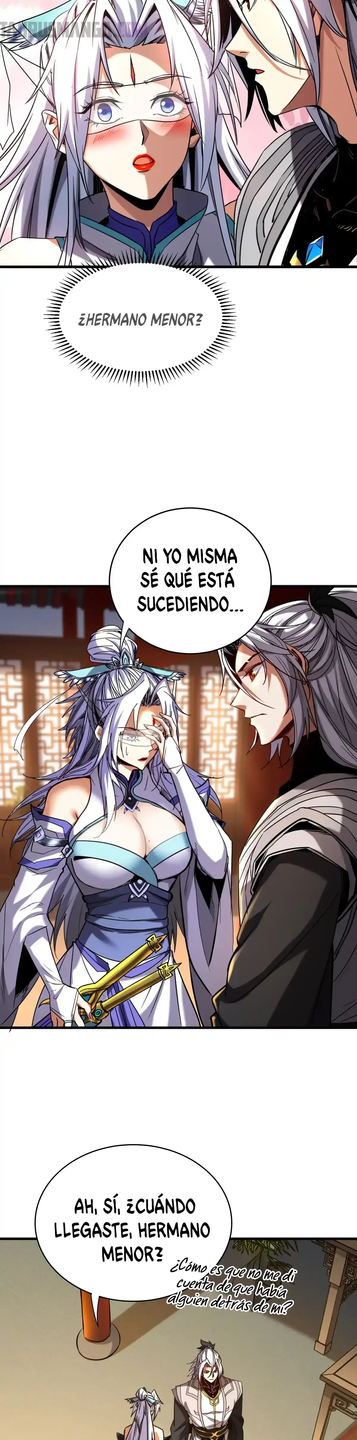 Mientras mis discípulas se matan, yo me relajo! capítulo 128, página 15