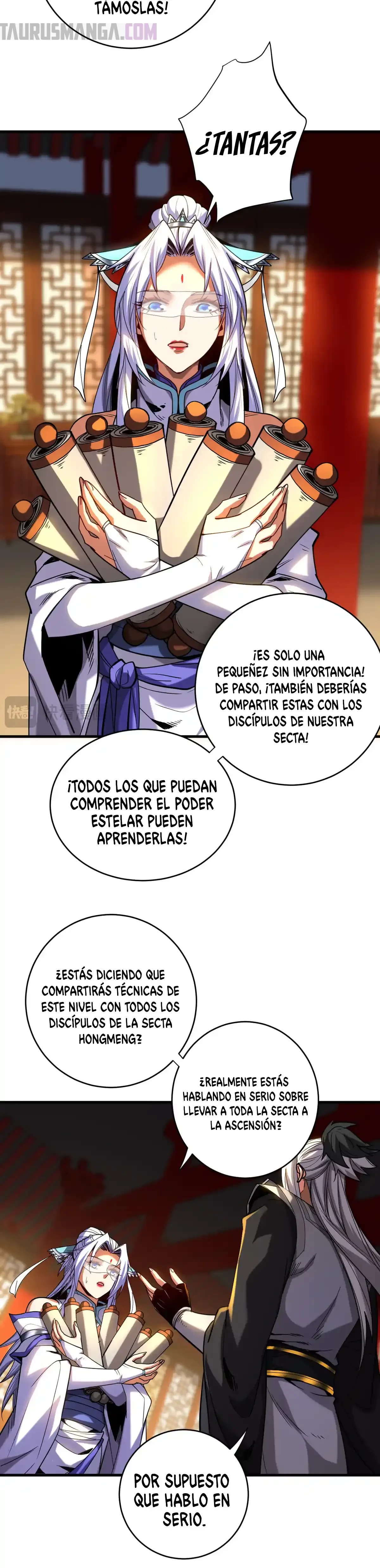 Mientras mis discípulas se matan, yo me relajo! capítulo 129, página 13