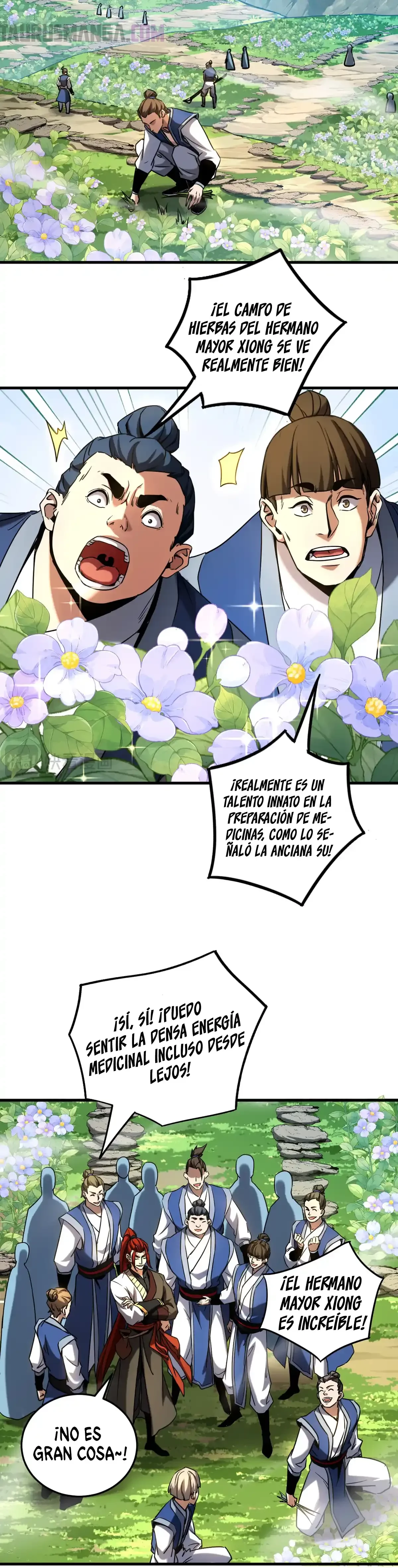 Mientras mis discípulas se matan, yo me relajo! capítulo 129, página 18