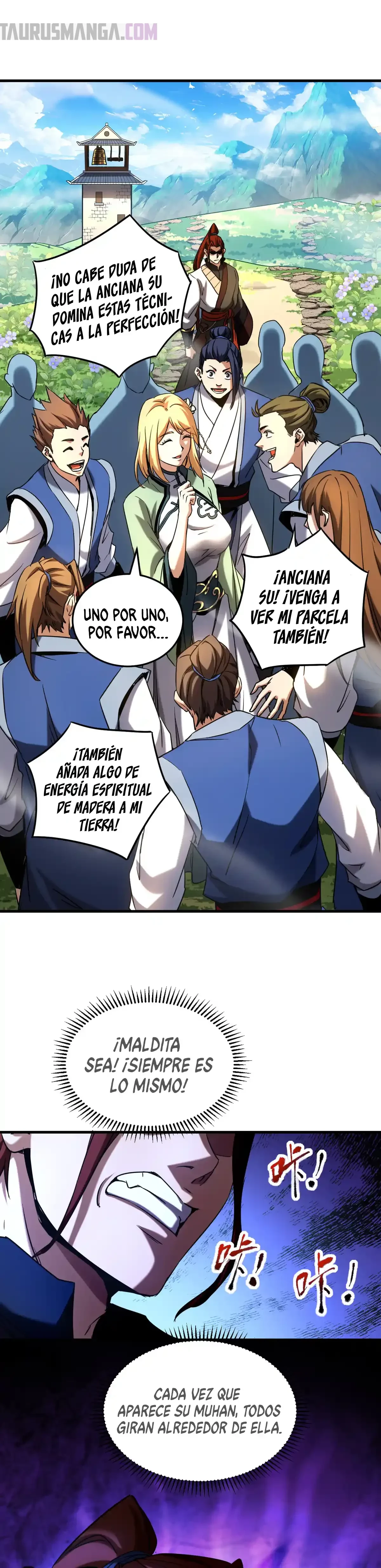 Mientras mis discípulas se matan, yo me relajo! capítulo 130, página 8