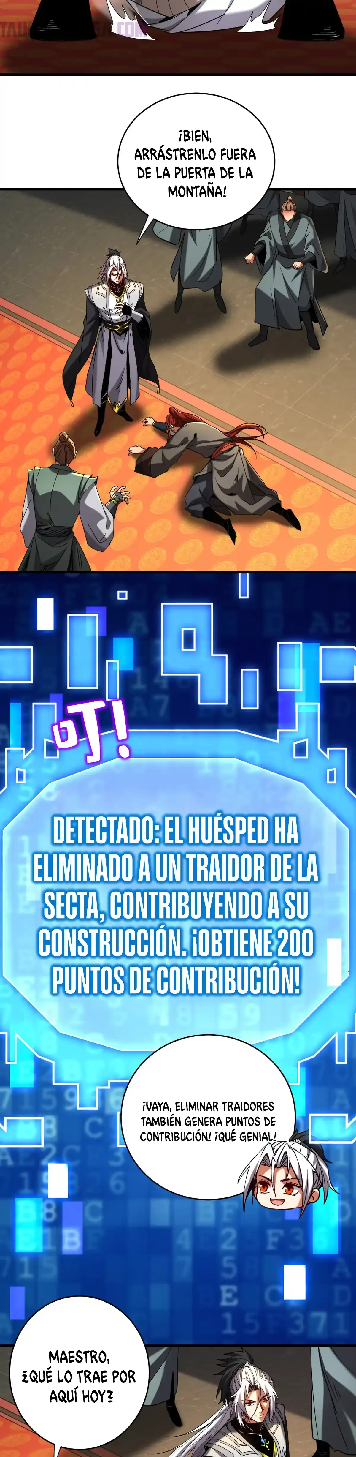 Mientras mis discípulas se matan, yo me relajo! capítulo 133, página 6